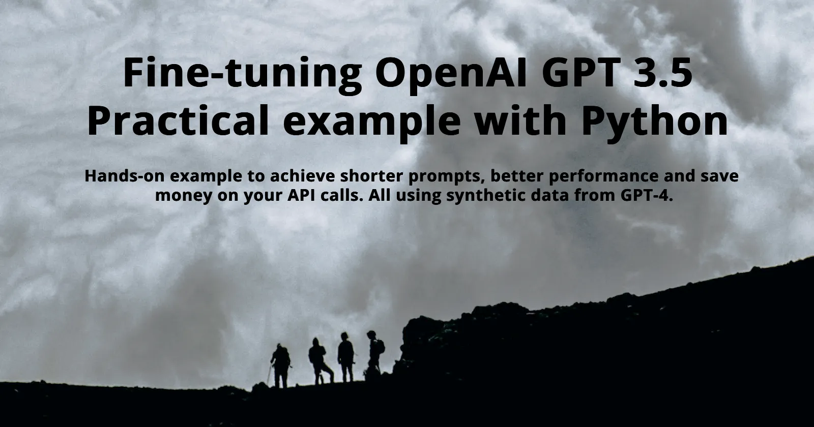 微调 GPT-3.5：一个实用的 Python 示例